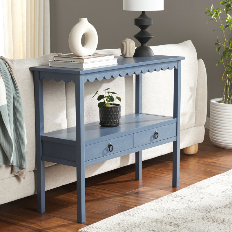 Sacaton Haven Lower 2 Drawer Console Blue